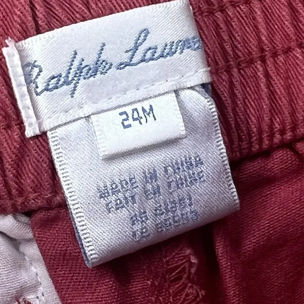 Classic Ralph Lauren Embroidered Shark Chinos
